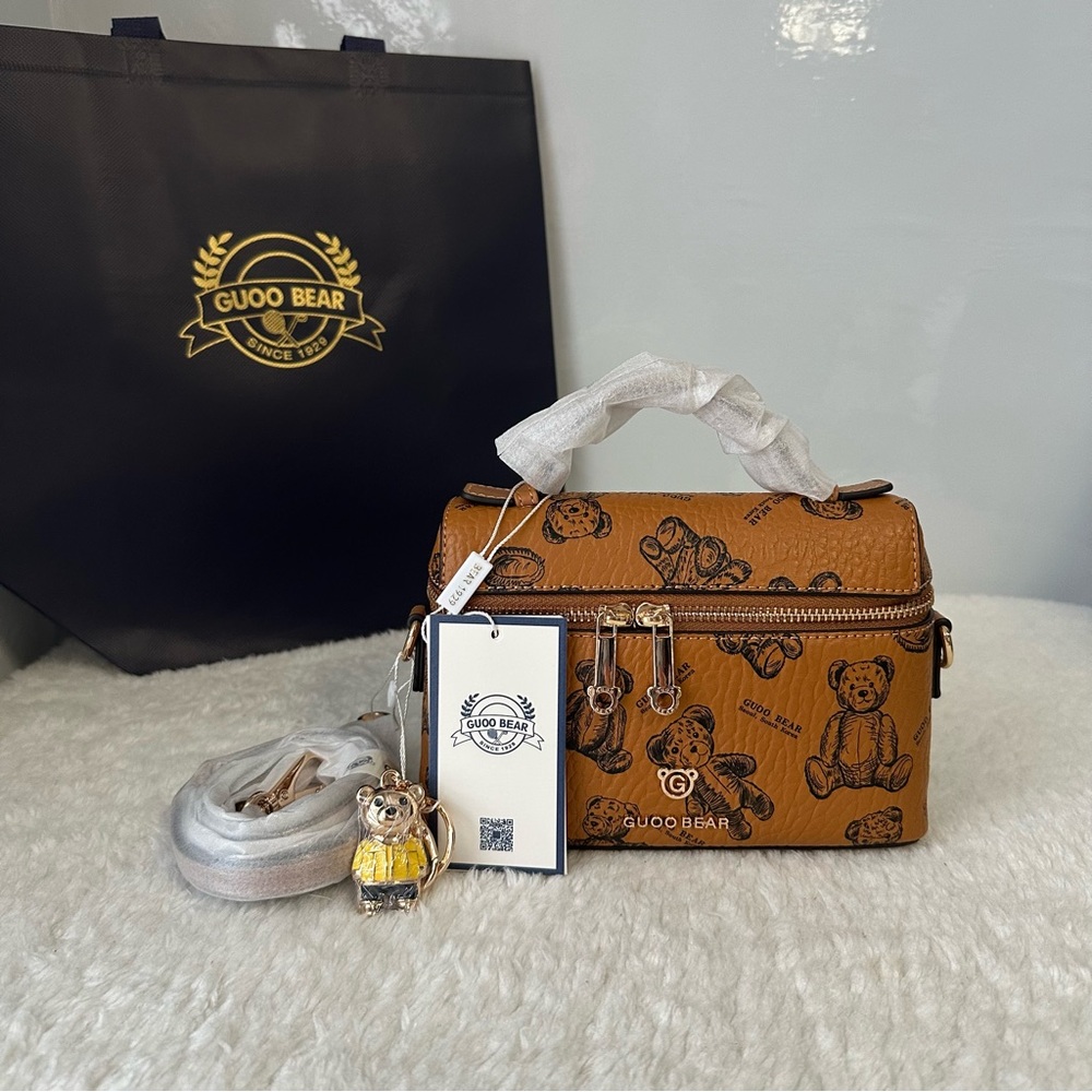 Graffiti Bear Vanity Crossbody Bag